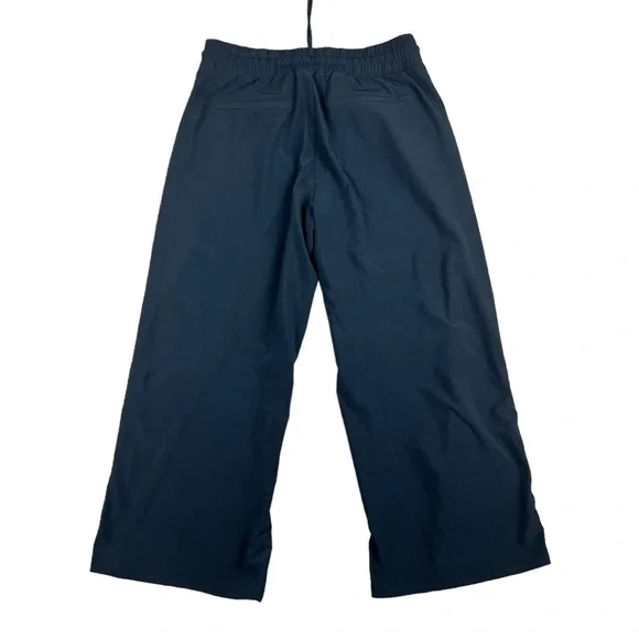 Athleta wide leg black lightweight women’s pants SZ 8 - Picture 2 of 6